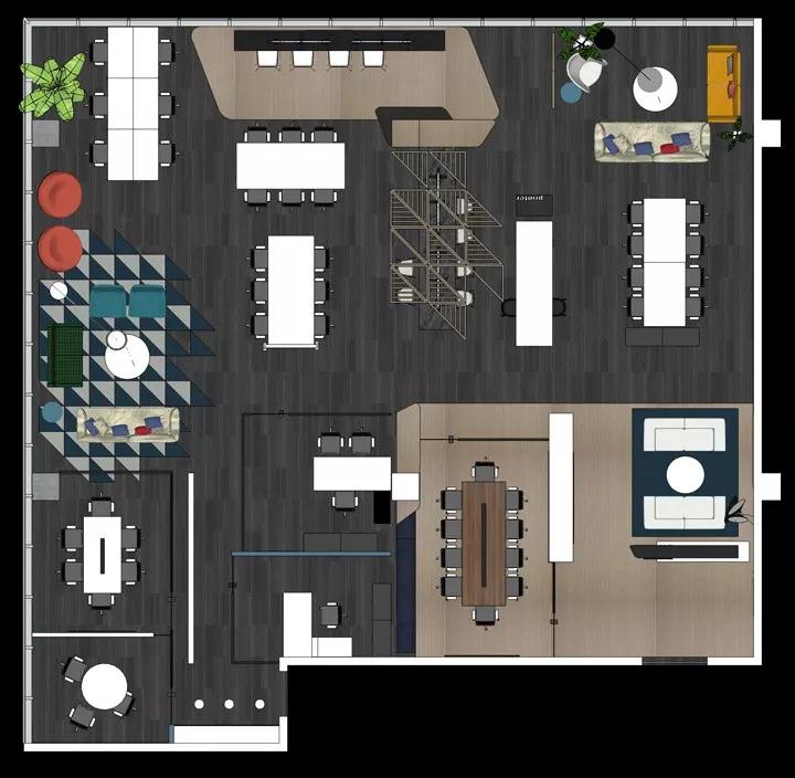 辦公室設計新目標 區域多樣化工作空間